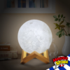 Lámpara 3D Luna (Carga USB)
