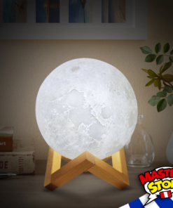 Lámpara 3D Luna (Carga USB)